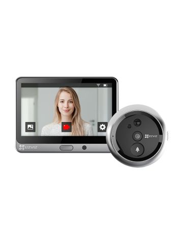 EZVIZ DP2 - VIDEOSPIONCINO TOUCH WIRELESS 2K - DISPLAY TOUCH 4.3"" - SENSORE INFRAROSSI PIR - AUDIO E VIDEO BIDIREZIONALE PIR H265