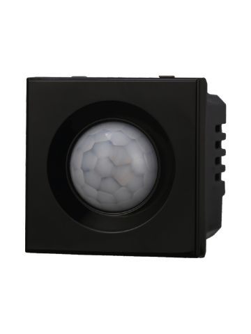 ETTROIT SENSORE DI MOVIMENTO A INFRAROSSI 2 POSTI - SERIE MOON - NERO (AN1801) Compatibile BTicino Axolute