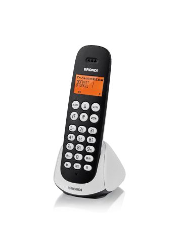 BRONDI ADARA (NERO) - TELEFONO CORDLESS SINGOLO - VIVAVOCE