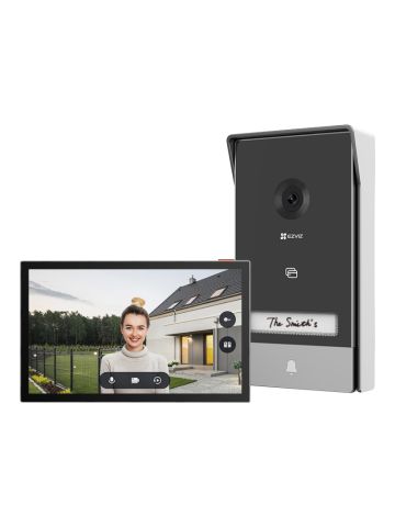 EZVIZ HP7 - VIDEOCITOFONO - 2K - SCHERMO TOUCH 7"" - CONTROLLO REMOTO - RILEVAMENTO MOVIMENTO - AUDIO BIDIREZIONALE - SBLOCCO RFID