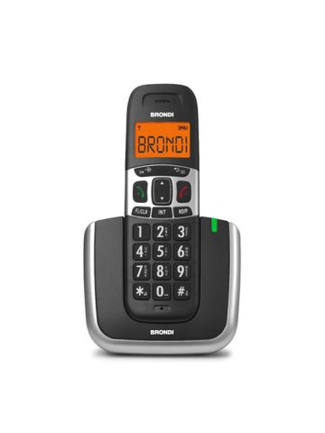 TEL. CORDLESS BRONDI BRAVO PLATINUM BK/S