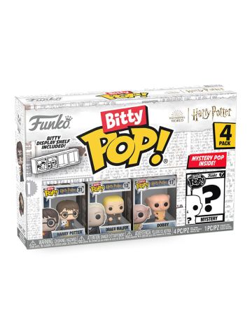 FUNKO POP BITTY POP HARRY IN ROBE WITH SCARF 4-PK (71315) - HARRY POTTER