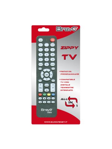 BRAVO ZIPPY (90402304) - TELECOMANDO UNIVERSALE PER TV