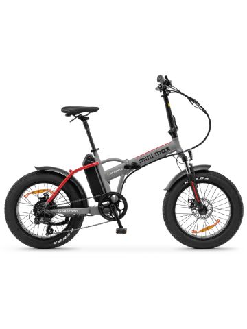 ARGENTO MINIMAX RED - E-BIKE - 20"" - MOTORE BAFANG 250W - 36V 10.4AH - AUT.FINO A 70KM