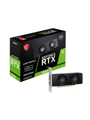 SCHEDE V. 6GB MSI RTX 3050 GDDR6 LP OC