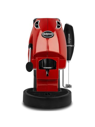DIDIESSE BABY FROG COFFEE AND TEA (ROSSO PIENO) - MACCHINA DA CAFFE'' CON FRULLINO E DOPPIO PORTACIALDA - 450W