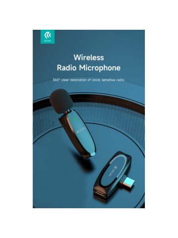 MICROFONO WIRELESS CONNESSIONE TIPO-C