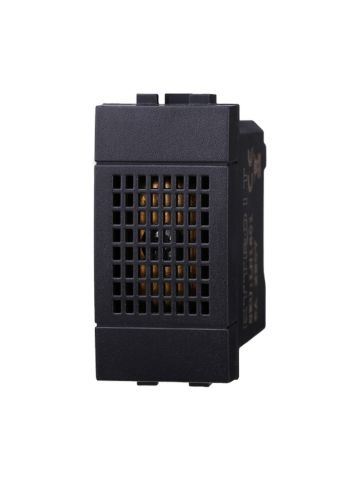 ETTROIT MODULO SUONERIA 6A 220V - SERIE SPACE - NERO (LN1601) Compatibile BTicino Living