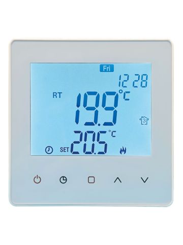 BRAVO QUBO TOUCH (93003116) - CRONOTERMOSTATO DIGITALE - DISPLAY LCD - PROGRAMMAZIONE AUTOMATICA O MANUALE