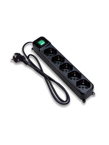 TECNOWARE POWER CLEANER 5 (FMP5GIG) - MULTIPRESA A 5 USCITE SCHUKO/ITALIANE