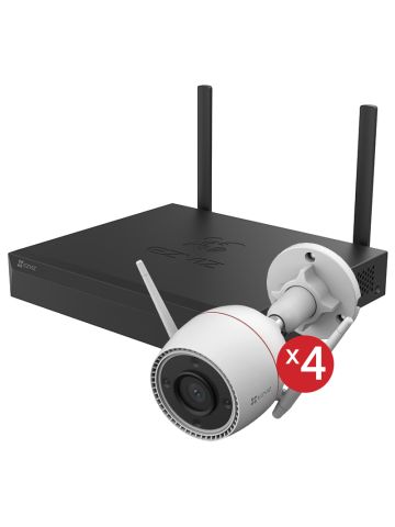 EZVIZ CS-BW3844 - SMART HOME SECURITY KIT 1 NVR X5S 8CH + 4 TELECAMERE WIFI H3C 2K