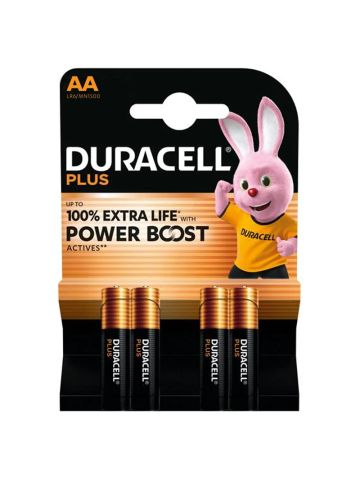 DURACELL PLUSPOWER BOOST (MN1500P) - BLISTER 4 BATTERIE STILO AA (MASTER CARTON 20 BLISTER)