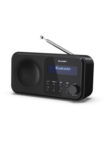 SHARP DR-P420(BK) - RADIO DIGITALE PORTATILE - DAB/DAB+ - LCD MONOCROMATICO - BLUETOOTH 5.0 - BLACK