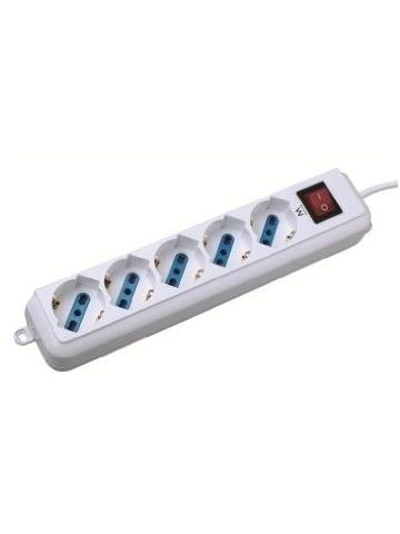 MULTIPRESA 5 POS. BIANCA