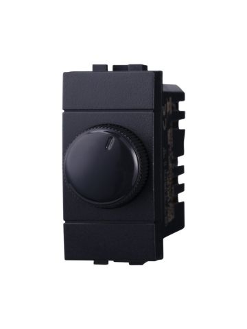 ETTROIT REGOLATORE DIMMER 100-1000W ON/OFF - SERIE SPACE - NERO (LN1301) Compatibile BTicino Living
