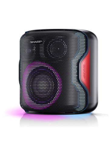 SHARP PS-919(BK) - SPEAKER BLUETOOTH PORTATILE TWS - 130W - USB - AUX - IPX5 - GIOCO LUCE LED RGB - NERO