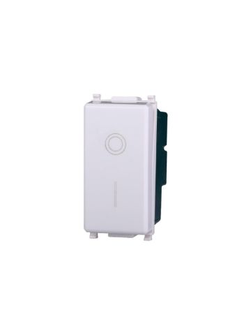 ETTROIT INTERRUTTORE BASCULANTE BIPOLARE 16A - SERIE STARLIGHT - BIANCO (EV0402) Compatibile Vimar Plana