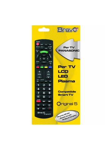 BRAVO ORIGINAL 5 (90202051) - TELECOMANDO COMPATIBILE FEDELMENTE RIPRODOTTO PER TV PANASONIC