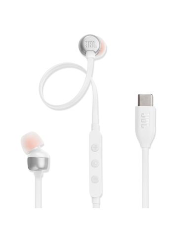 JBL TUNE 310C WHITE - AURICOLARI IN-EAR TYPE-C