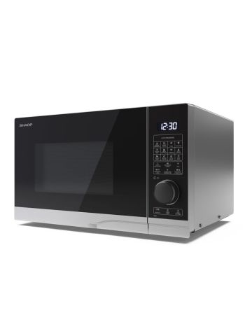 SHARP YC-PC254AE-S - FORNO A MICROONDE 25LT - 900W - CONTROLLO DIGITALE - GRILL - 11 LIVELLI DI POTENZA - BLACK/SILVER