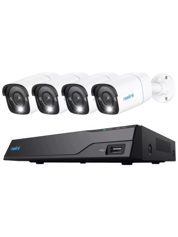 REOLINK NVS8-5MB4 (PS2KB02-8) - KIT 4 TELECAMERE P320 + NVR POE 8CH - HDD 2TB INCLUSO